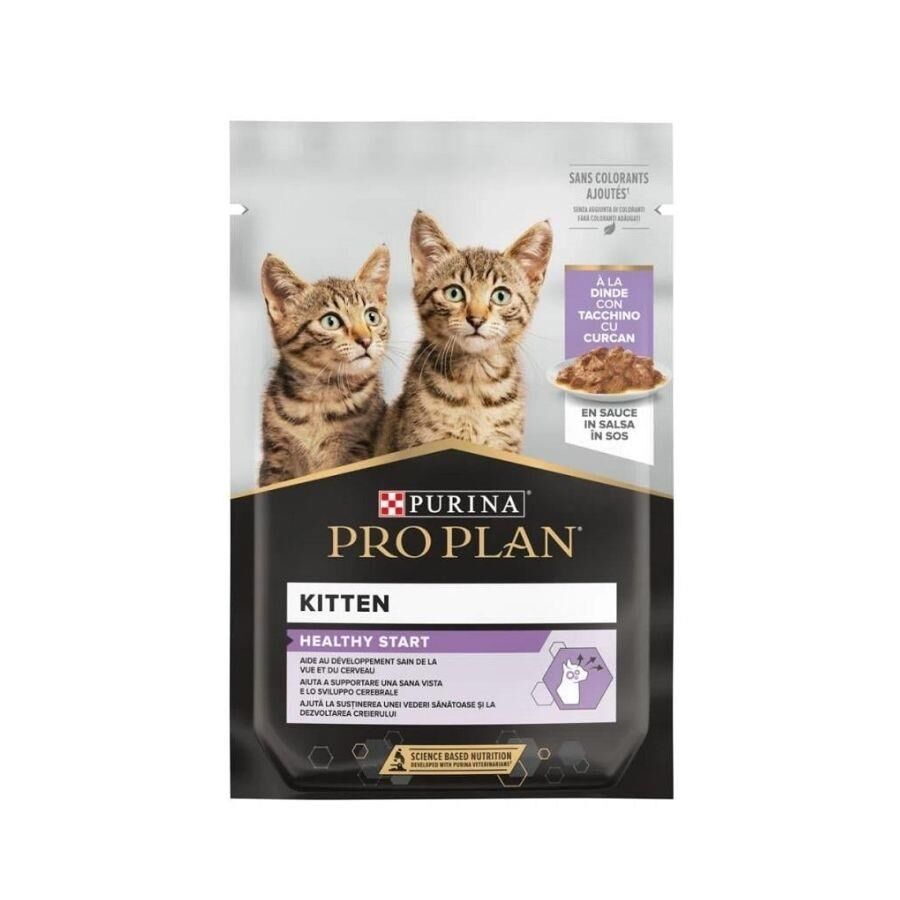Pro Plan Pouch Sos İçinde Hindili Yavru Kedi Konservesi 85 gr