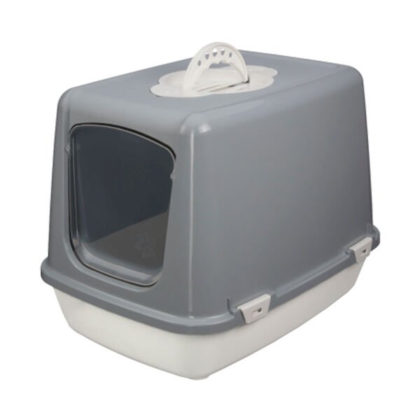 Joypet Üstü Açılabilir Kapalı Kedi Tuvaleti Gri Small 50x38x50 Cm