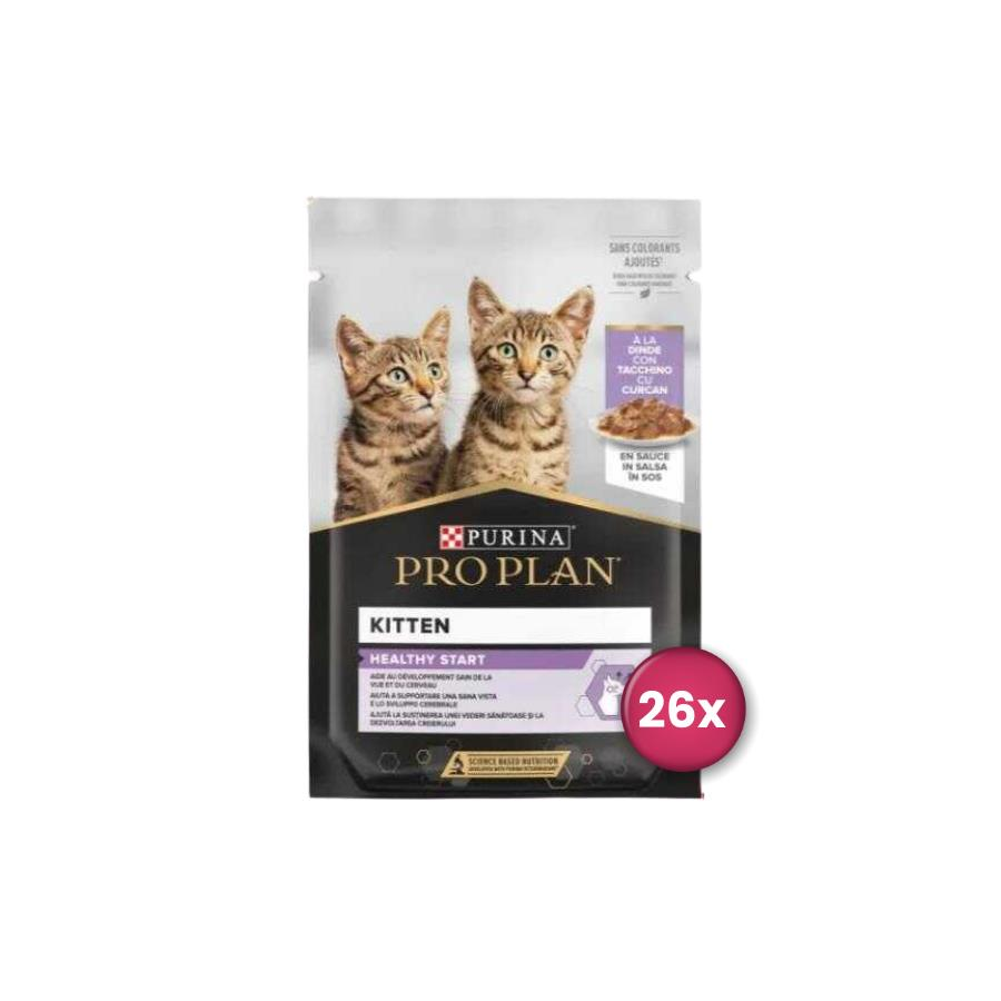 Pro Plan Pouch Sos İçinde Hindili Yavru Kedi Konservesi 85 gr X 26 Adet