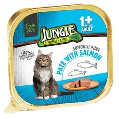 Jungle Balıklı Pate Yetişkin Konserve Kedi Maması 1 Adet 100 Gr