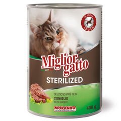 Miglior Gatto Sterilised Tavşanlı Kısırlaştırılmış Konserve Kedi Maması 400 Gr