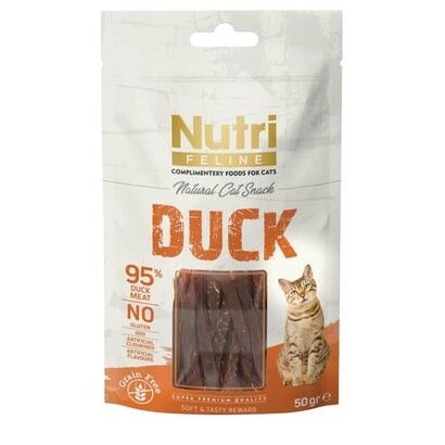 Nutri Feline Tahılsız Ördekli Kedi Ödülü 50 Gr