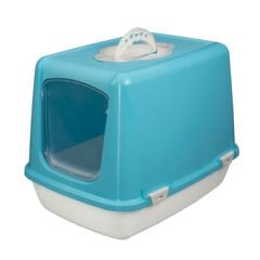 Joypet Üstü Açılabilir Kapalı Kedi Tuvaleti Mavi Small 50x38x50 Cm