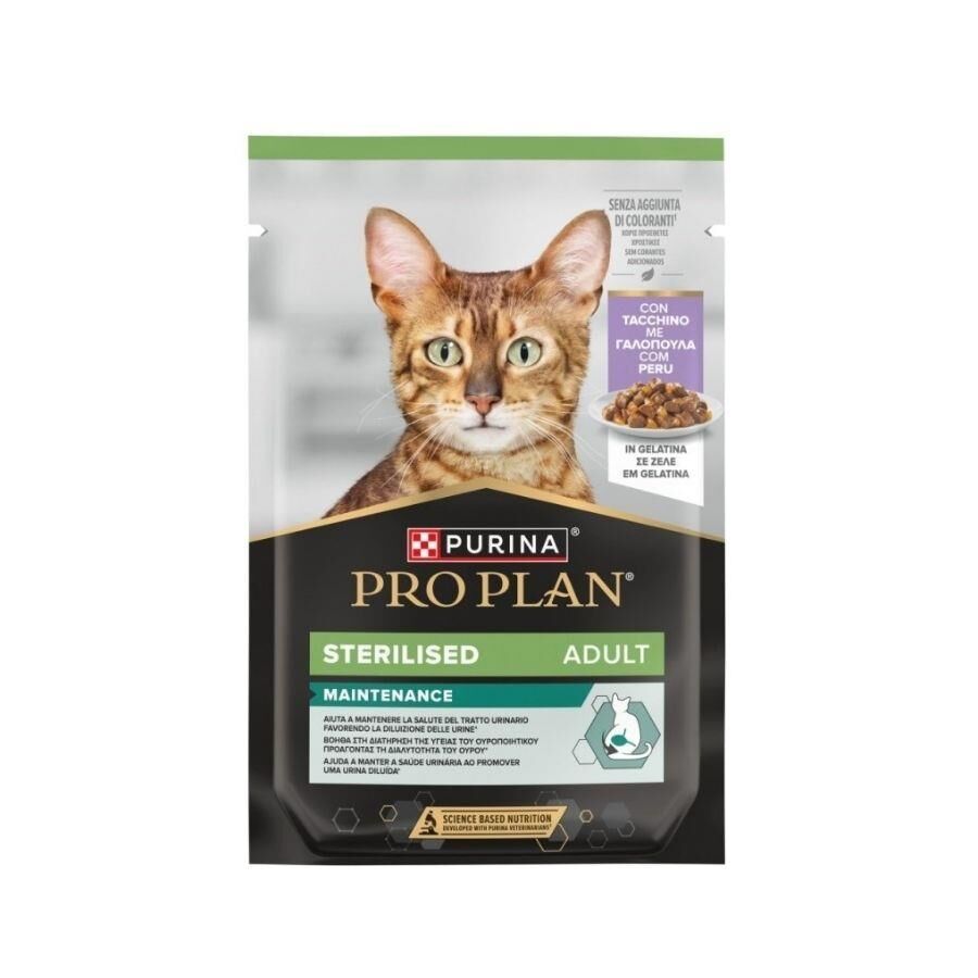 Pro Plan Jelly Pouch Hindi Etli Kısırlaştırılmış Yetişkin Kedi Konservesi 85 gr