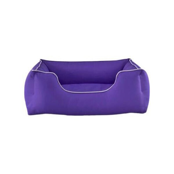 Pet Comfort Alpha Outdoor Kedi ve Köpek Yatağı Beyaz/Mor Medium 80x65 Cm