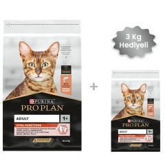 Pro Plan Adult Somonlu Yetişkin Kedi Maması 10+3 Kg Hediyeli