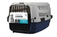 M-Pets Viaggio Carrier Iata Kedi ve Küçük Irk Köpek Taşıma Çantası 48.3x32x25.4 Cm Gri/Lacivert Xsmall