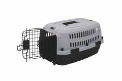 M-Pets Viaggio Carrier Iata Kedi ve Küçük Irk Köpek Taşıma Çantası 48.3x32x25.4 Cm Gri/Siyah Xsmall