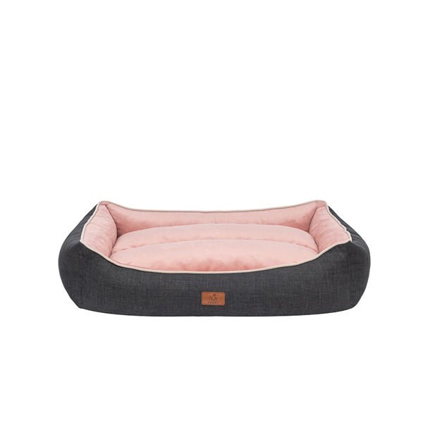 Peggy Lola Köpek Yatağı Antrasit Pembe Xlarge 100x80x30 Cm
