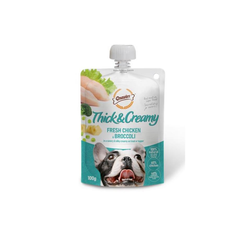 Gnawlers Tavuk ve Brokolili Krema Köpek Ödül Maması 100gr