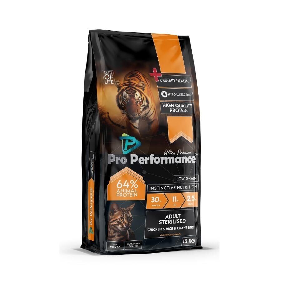 Pro Performance Ultra Premium Tavuklu ve Pirinçli Kısırlaştırılmış Yetişkin Kedi Maması 15 kg