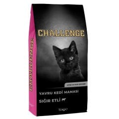 Challenge Sığır Etli Yavru Kedi Maması 15 Kg