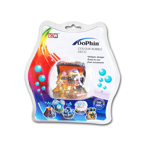 Dophin Sandık Figürlü Kabarcık Çıkartan Akvaryum Dekoru