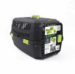 M-Pets Eco Viaggio Carrier Lata Kedi ve Küçük Irk Köpek Taşıma Çantası 58.4x38.7x33 Cm Siyah Small