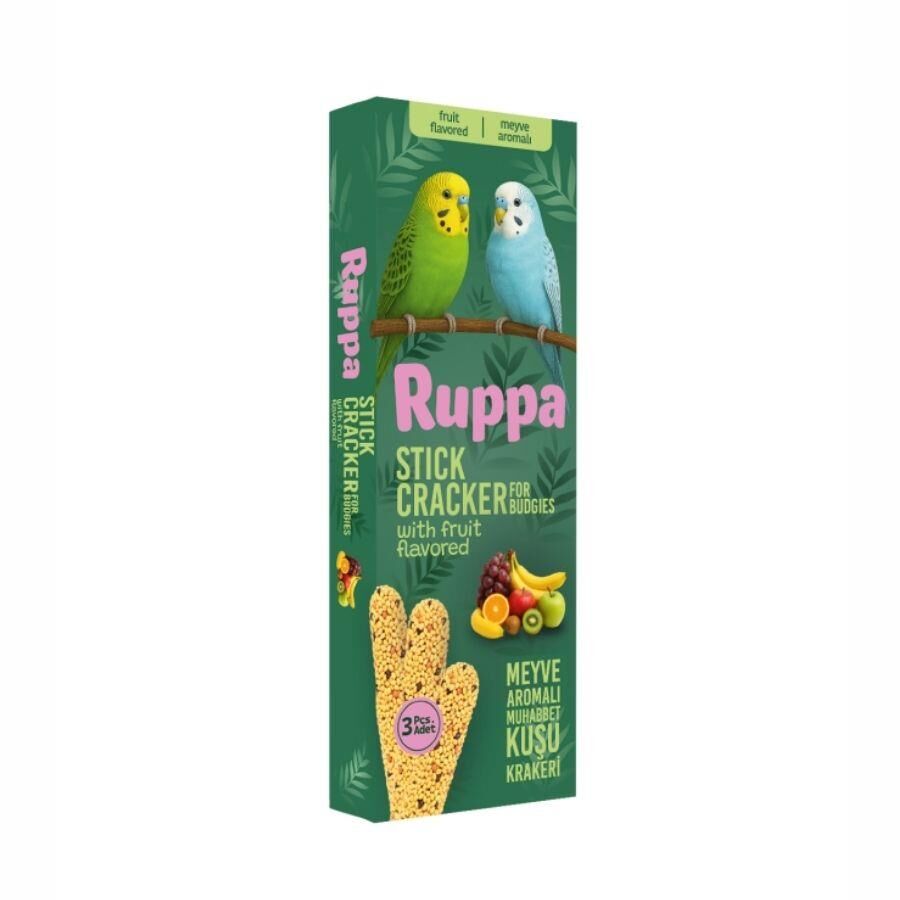 Ruppa Meyve Aromalı Muhabbet Kuşu Krakeri 3'lü