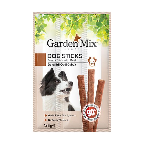 Garden Mix Dana Etli Stick Köpek Ödül Maması 1 Adet 3x11 Gr