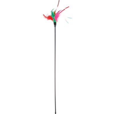 Flamingo Tüylü Kedi Oltası 48 cm