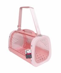 M-Pets Honey Kedi ve Küçük Irk Köpekler için Taşıma Çantası 59.1x38.1x35.4 Cm Pembe