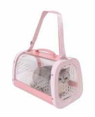 M-Pets Honey Kedi ve Küçük Irk Köpekler için Taşıma Çantası 59.1x38.1x35.4 Cm Pembe
