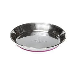 Rogz Catz Bowlz Anchovy Kaymaz Taban Çelik Kedi Mama ve Su Kabı Pembe 200 Ml