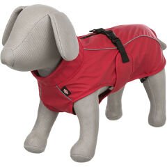 Trixie Vimy Dolgulu ve Yansıtıcı Köpek Yağmurluğu Kırmızı Xlarge 70 Cm