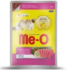 Meo Kitten Jöleli Ton Balıklı Yavru Konserve Kedi Maması 80 Gr