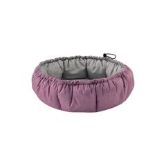 Pet Comfort Sunflower Çift Taraflı Peluş Kedi ve Köpek Yatağı Gri/Pembe 85 Cm