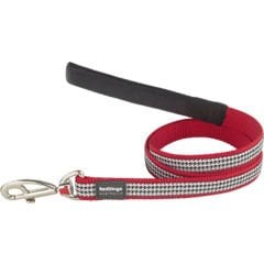 Red Dingo Adjustable Fang It Desenli Köpek Uzatma Tasması Kırmızı 15 Mm