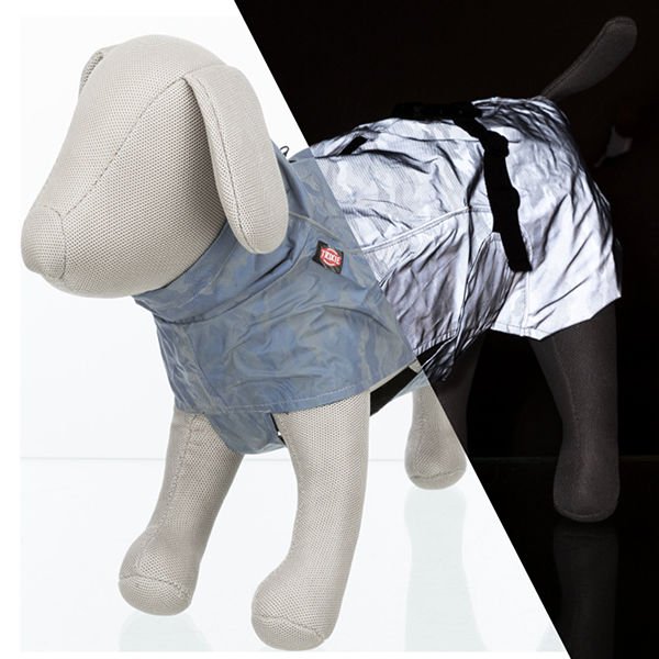 Trixie Lunas Fosforlu Reflektiv Köpek Yağmurluğu Mavi Xsmall 25 Cm