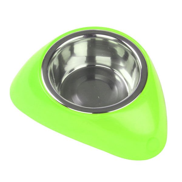 Pawise Plastik Ayaklı Köpek Mama ve Su Kabı 750 Ml Yeşil
