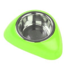 Pawise Plastik Ayaklı Köpek Mama ve Su Kabı 750 Ml Yeşil