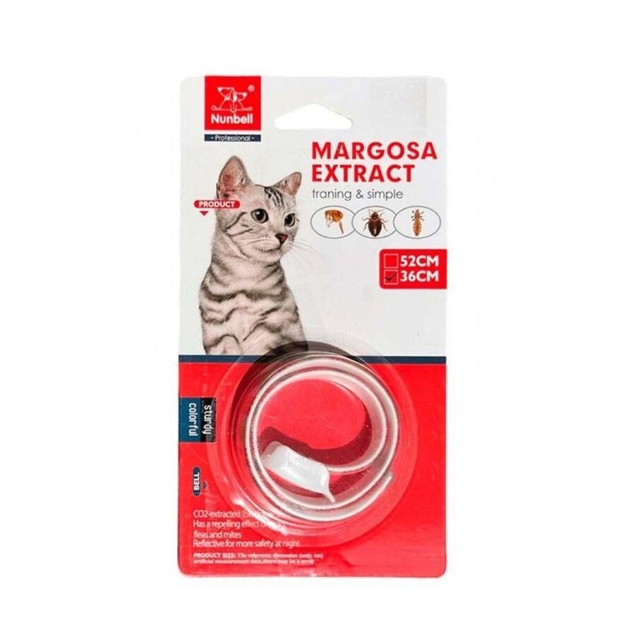 Nunbell Bit Pire ve Kene Uzaklaştırıcı Kedi Tasması 36 Cm