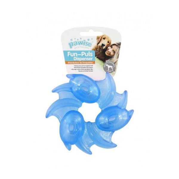 Pawise Flywheels Dispenser Köpek Oyuncağı Mavi Medium