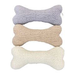 Pet Comfort Kemik Şekilli Peluş Köpek Oyuncağı Gri 32 Cm