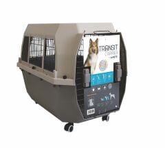 M-Pets Transit Carrier Iata Tekerlekli Kedi ve Köpek Taşıma Çantası 92.5x66x61.1 Cm Kahverengi Large