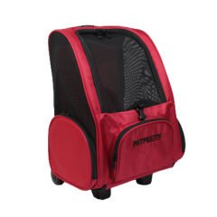 Petpretty Kedi ve Köpek Çekçekli Sırt Taşıma Çantası Kırmızı
