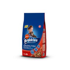 Brekkies Excel Sığır Etli ve Sebzeli Yetişkin Kedi Maması 1.5 Kg