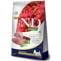 N&D Quinoa Weight Management Mini Yetişkin Köpek Maması 2.5 Kg