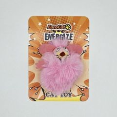 Euro Cat Fare Tüylü Kedi Oyuncağı Pembe
