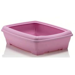 Lepus Relax Kedi Tuvaleti Pembe 495x380x140 mm