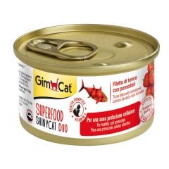 Gimcat Shinycat Fileto Ton Balıklı Ve Domatesli Yetişkin Kedi Konservesi 70 Gr