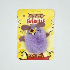 Euro Cat Fare Tüylü Kedi Oyuncağı Mor