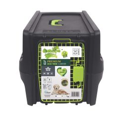 M-Pets Premium Eco Trek Lata Kedi ve Küçük Irk Köpek Taşıma Çantası 58.5x39x35 Cm Small Siyah