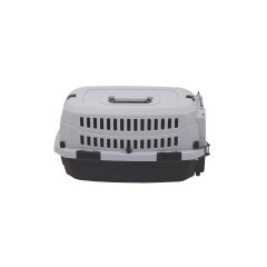 M-Pets Viaggio Carrier Lata Kedi ve Küçük Irk Köpek Taşıma Çantası 58.4x38.7x33 Cm Gri/Siyah Small