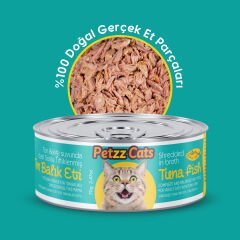 PetzzCats Ton Balıklı Karışık Konserve Kedi Maması 70 Gr 4 Adet