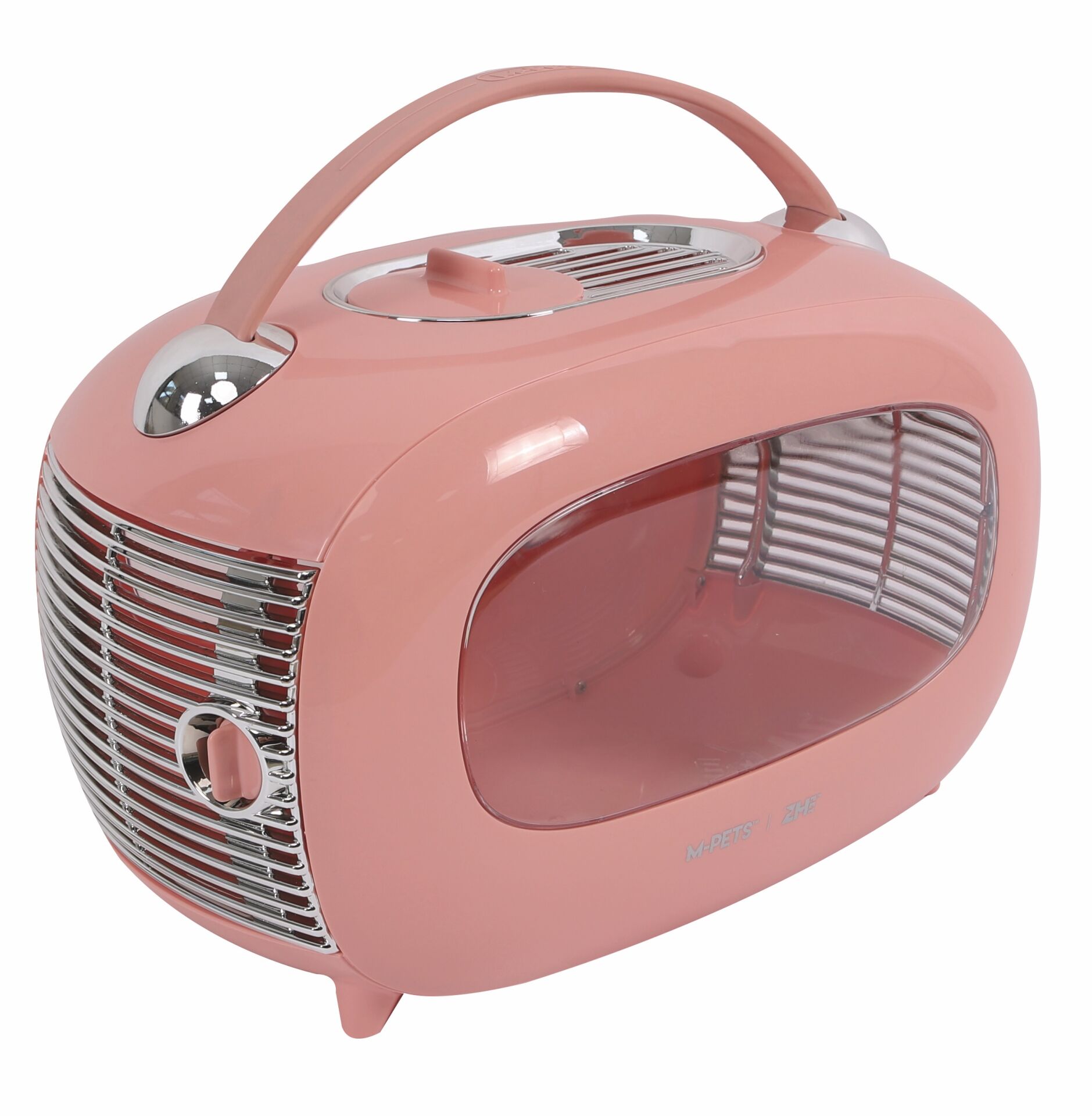 M-Pets Sixties Classic Kedi ve Küçük Irk Köpek Taşıma Çantası 48x29x30 Cm Pembe