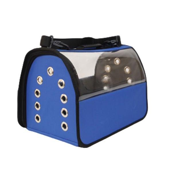 Petpretty Flybag Şeffaf Taşıma Çantası Mavi 30x30x49 Cm