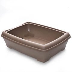 Lepus Relax Kedi Tuvaleti Kahve 495x380x140 mm