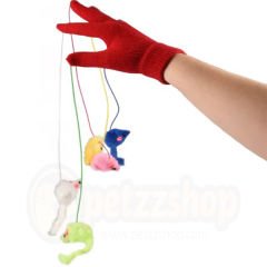 Flamingo Fareli Kedi Eldiven Oyuncagı