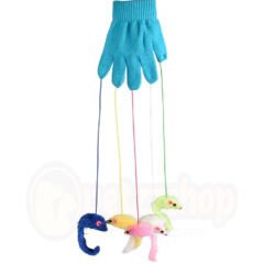 Flamingo Fareli Kedi Eldiven Oyuncagı